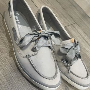 Sperry Sailor Grey Leather Boat Shoe